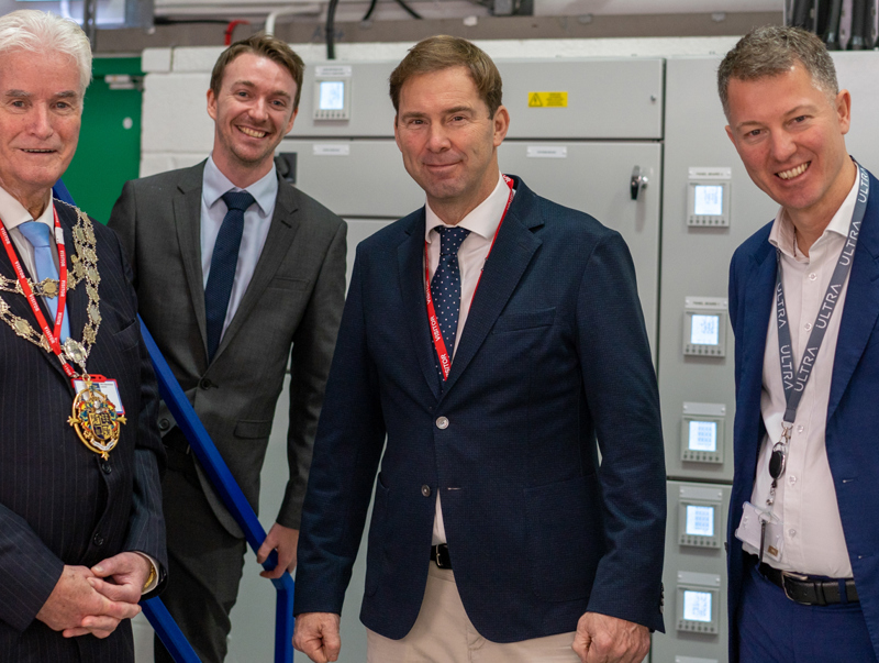 Tobias Ellwood MP and the Mayor of Bournemouth visit Ultra Energy UK