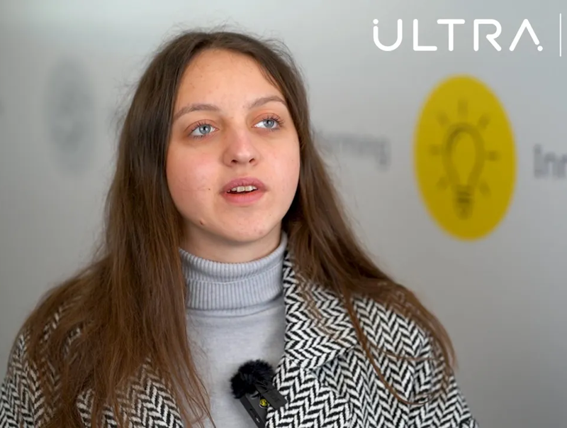 Alona Korniienko's work experience week with Ultra Energy UK